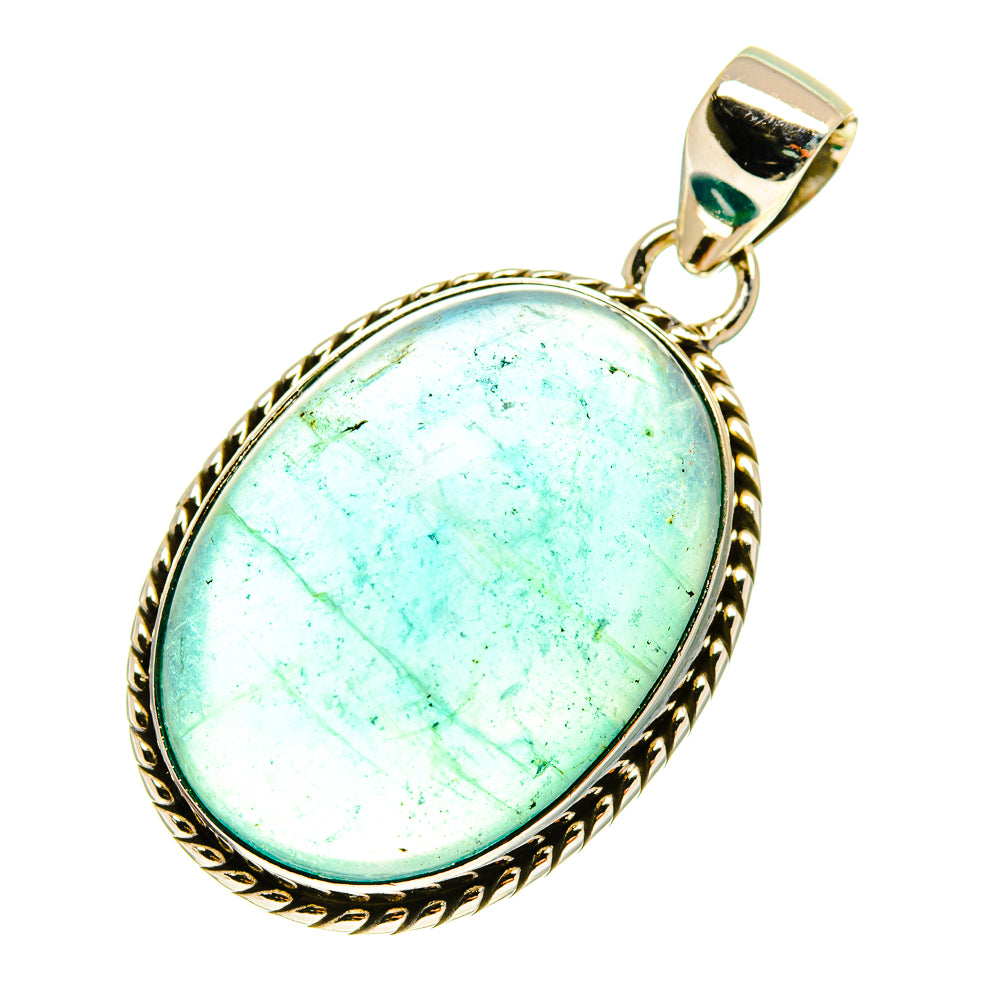 Green Fluorite Pendants handcrafted by Anasilvercos - PD760172