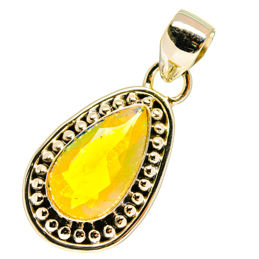 Ethiopian Opal Pendants handcrafted by Anasilvercos - PD760183