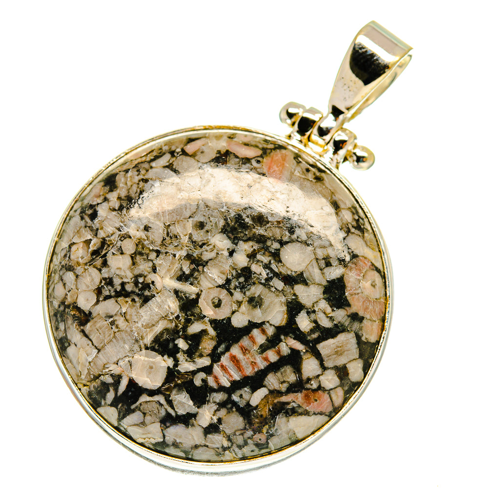 Crinoid Fossil Pendants handcrafted by Anasilvercos - PD760191