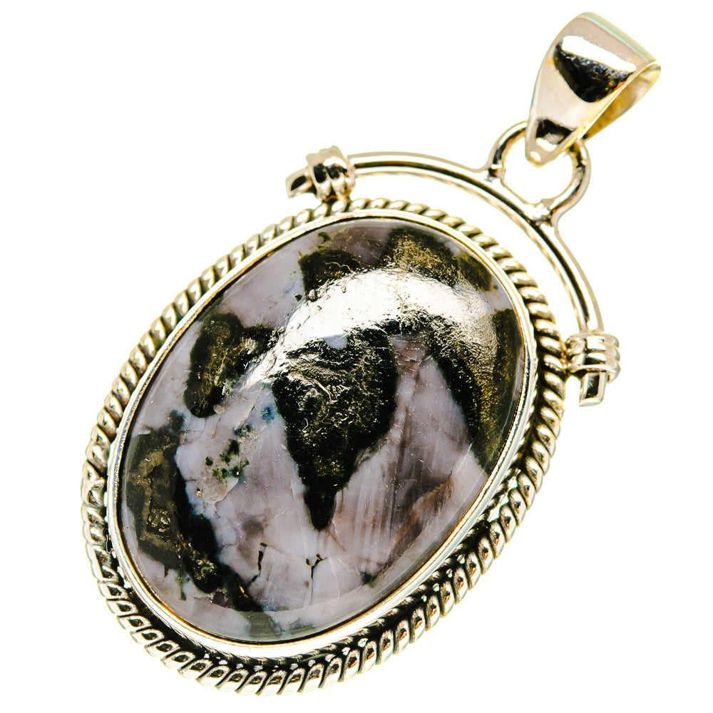 Gabbro Stone Pendants handcrafted by Anasilvercos - PD760195