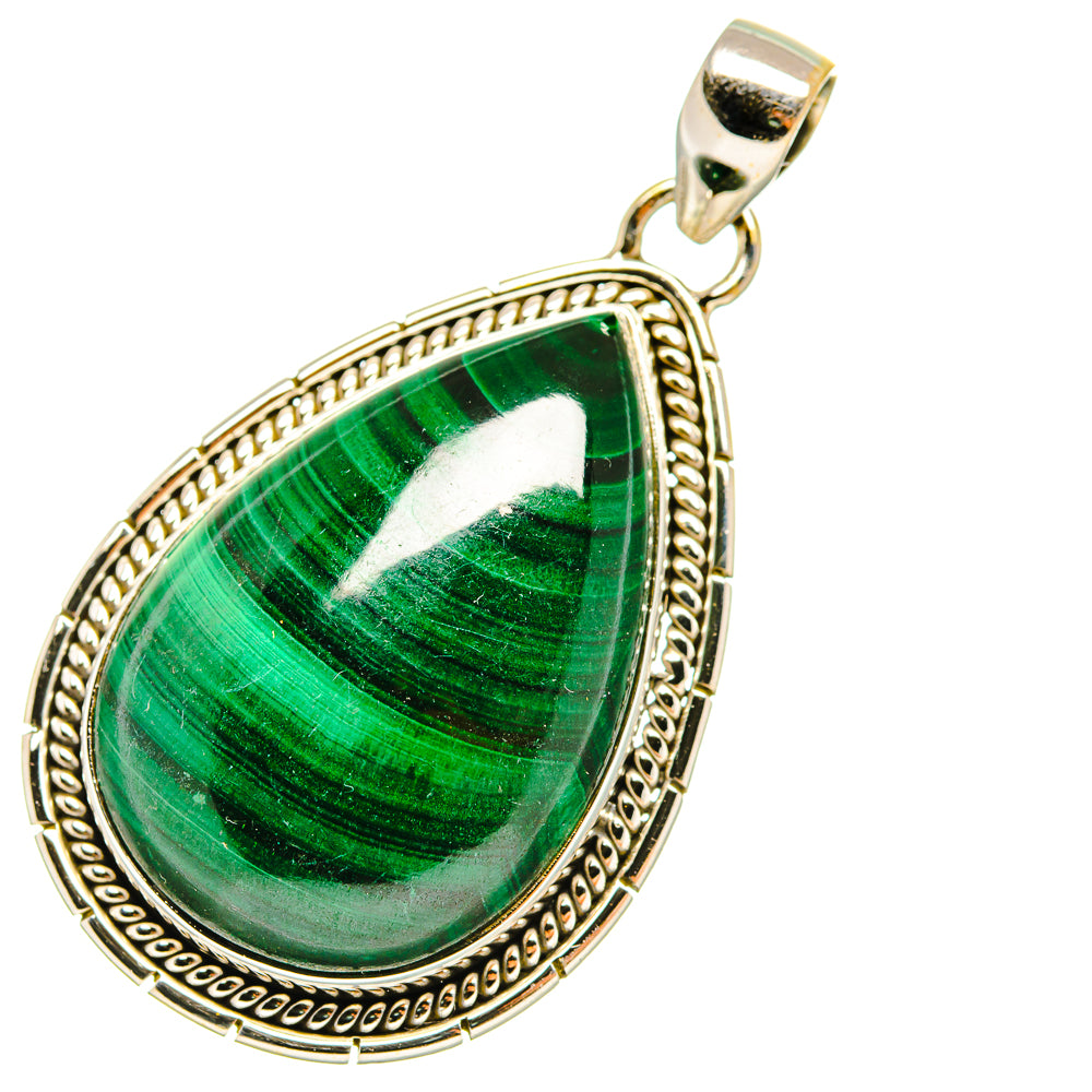 Malachite Pendants handcrafted by Anasilvercos - PD7602
