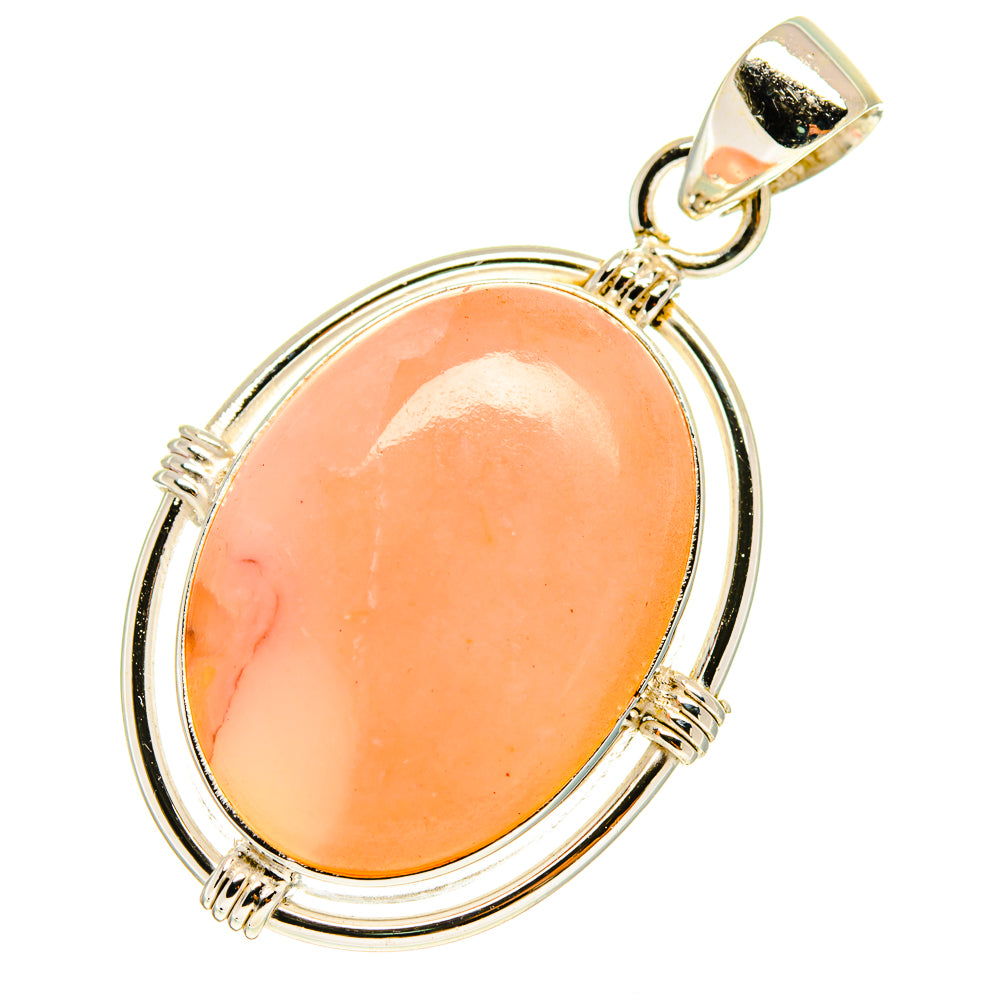 Pink Opal Pendants handcrafted by Anasilvercos - PD760202