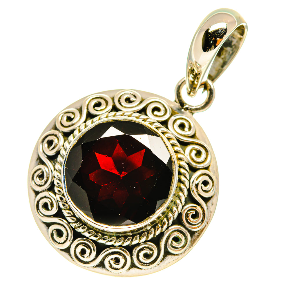 Garnet Pendants handcrafted by Anasilvercos - PD760206