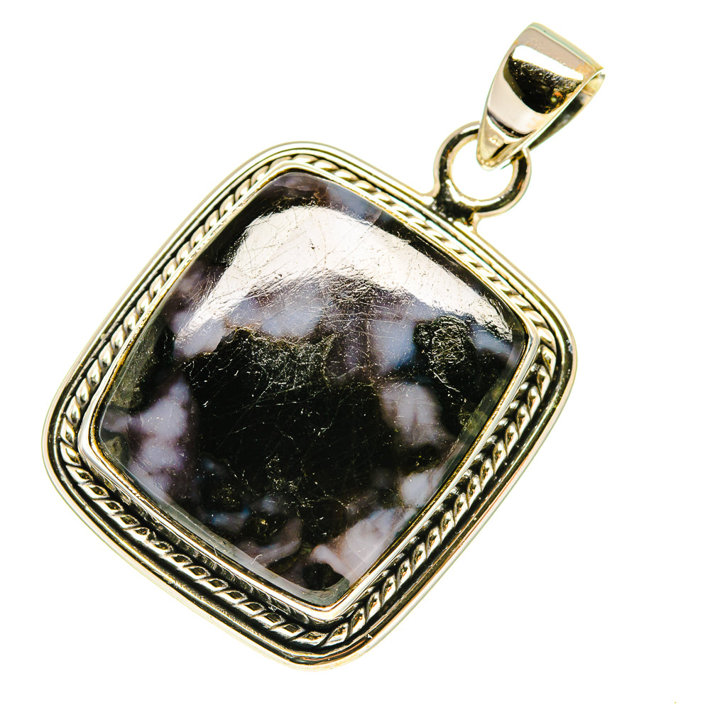 Gabbro Stone Pendants handcrafted by Anasilvercos - PD760210