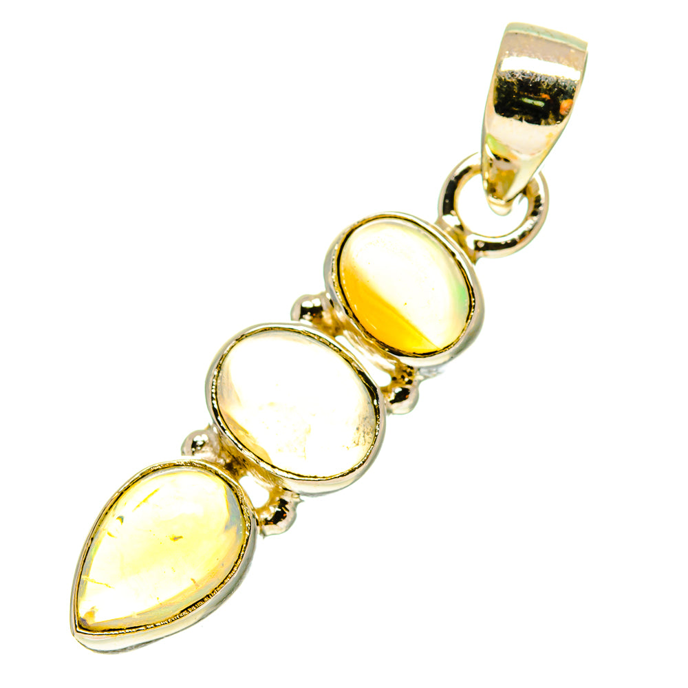 Ethiopian Opal Pendants handcrafted by Anasilvercos - PD760217