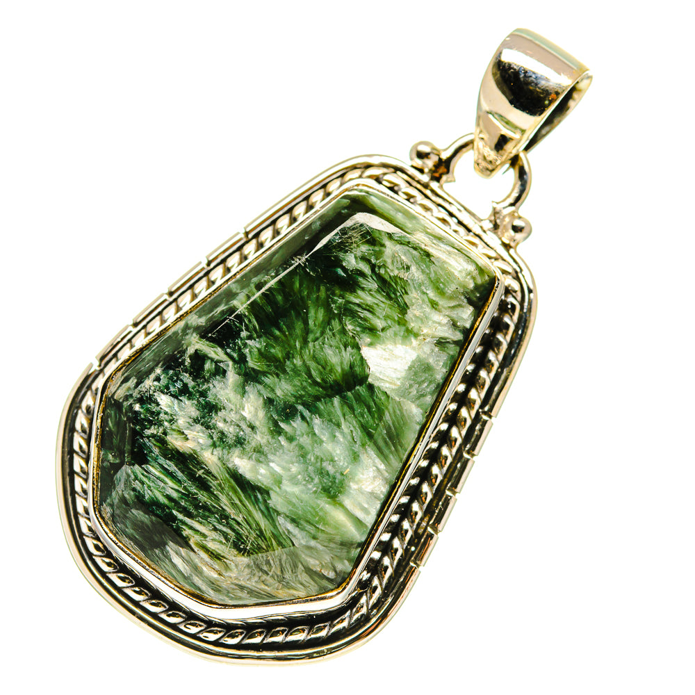 Seraphinite Pendants handcrafted by Anasilvercos - PD760220
