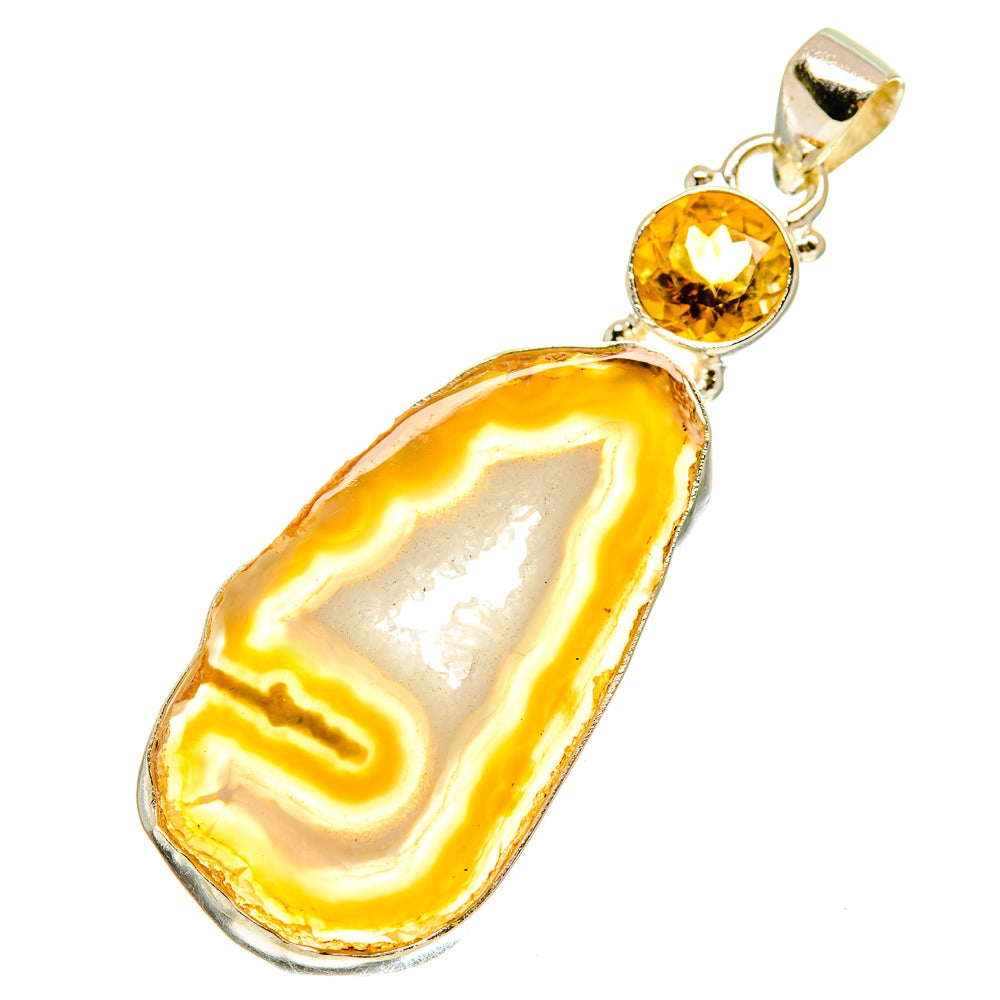 Geode Slice Pendants handcrafted by Anasilvercos - PD760221