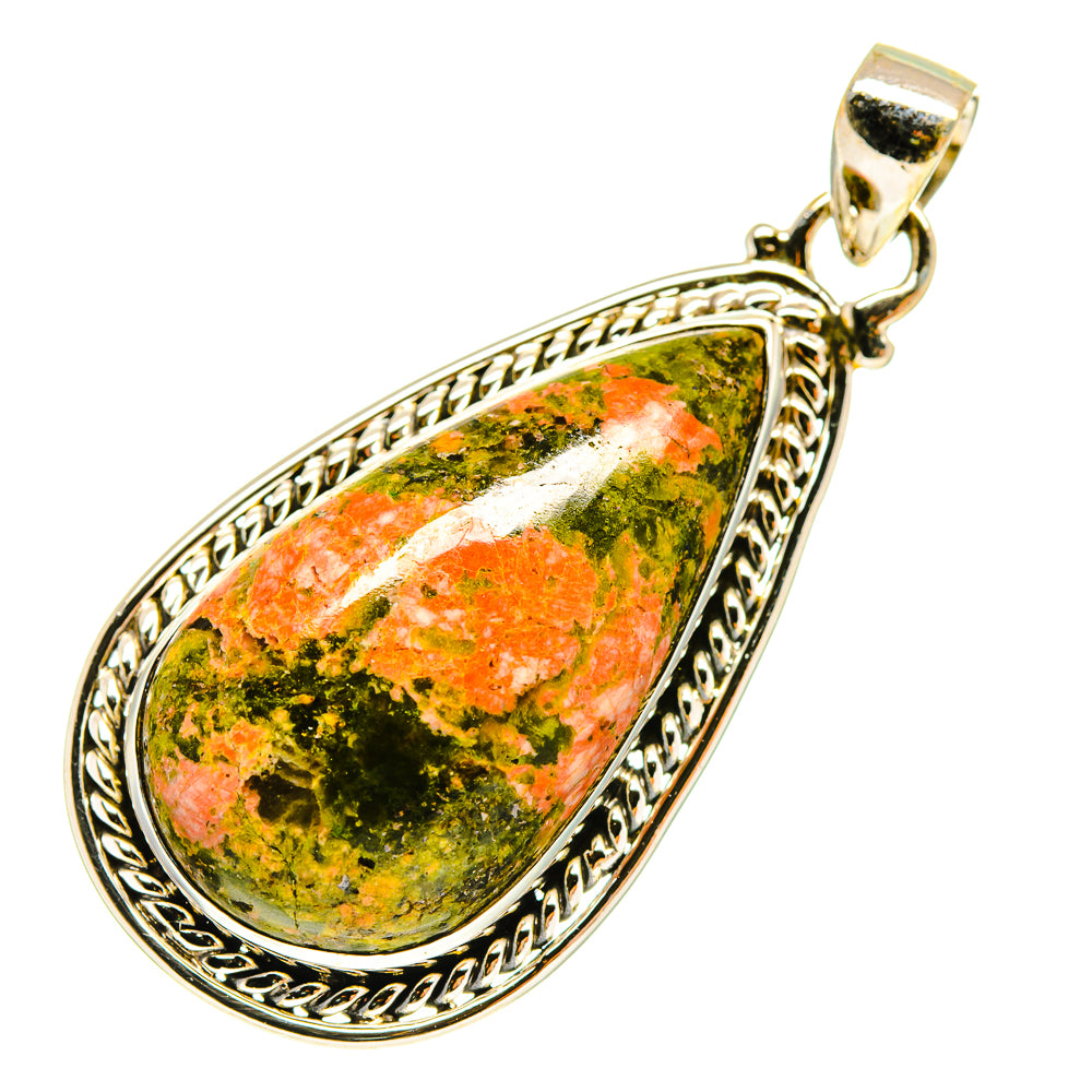 Unakite Pendants handcrafted by Anasilvercos - PD760231
