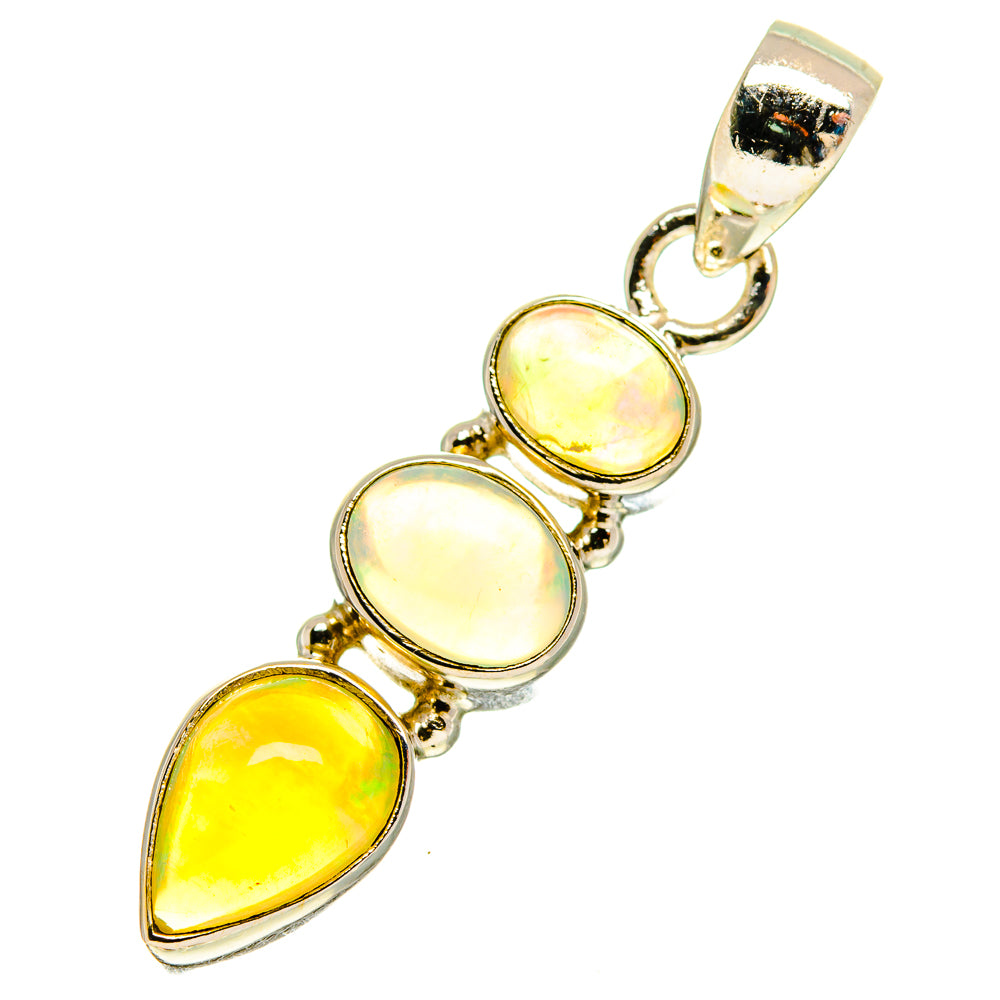 Ethiopian Opal Pendants handcrafted by Anasilvercos - PD760235