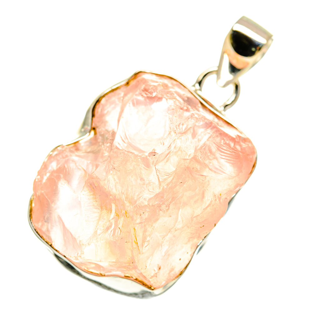Rose Quartz Pendants handcrafted by Anasilvercos - PD760251