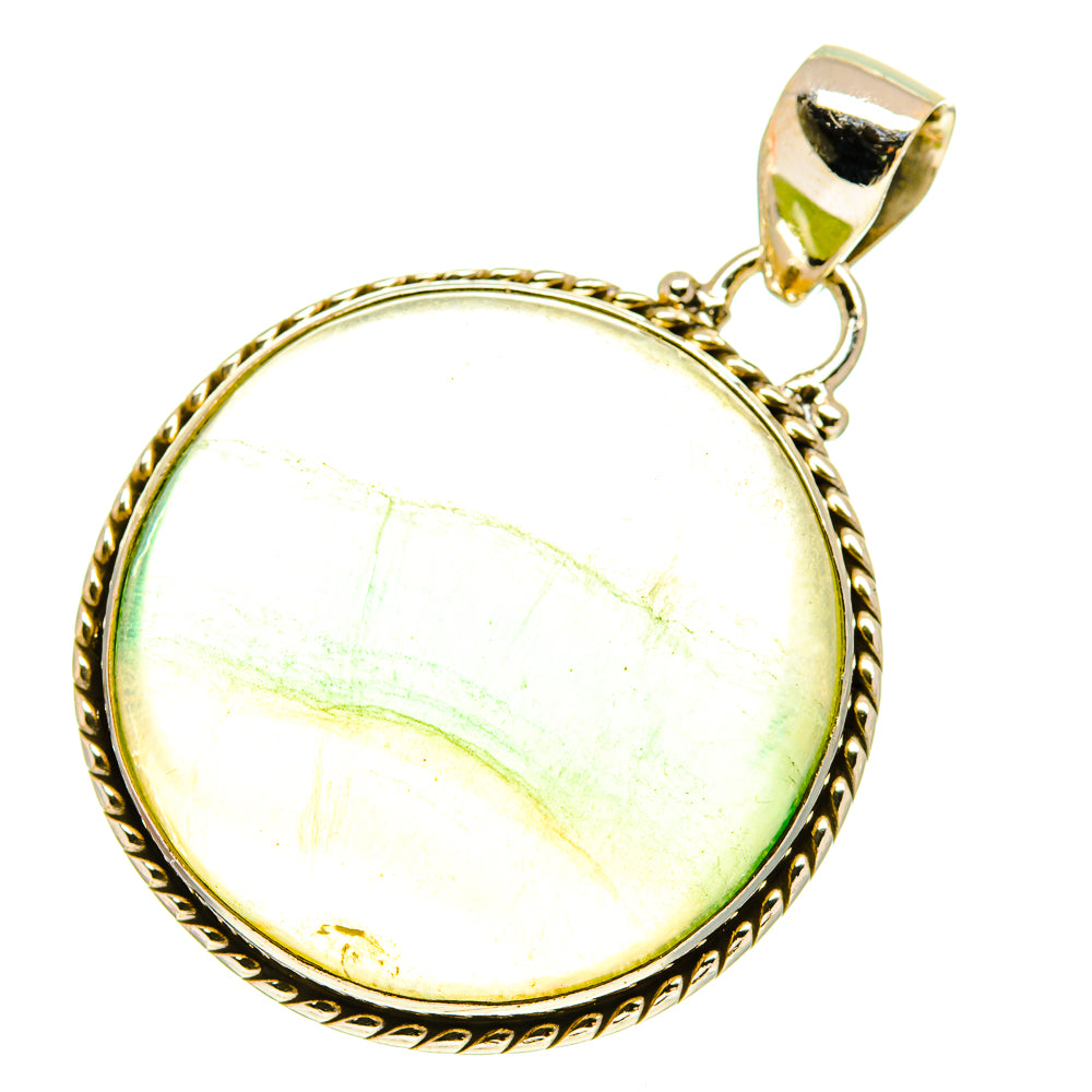 Green Fluorite Pendants handcrafted by Anasilvercos - PD760254 - Photo 2