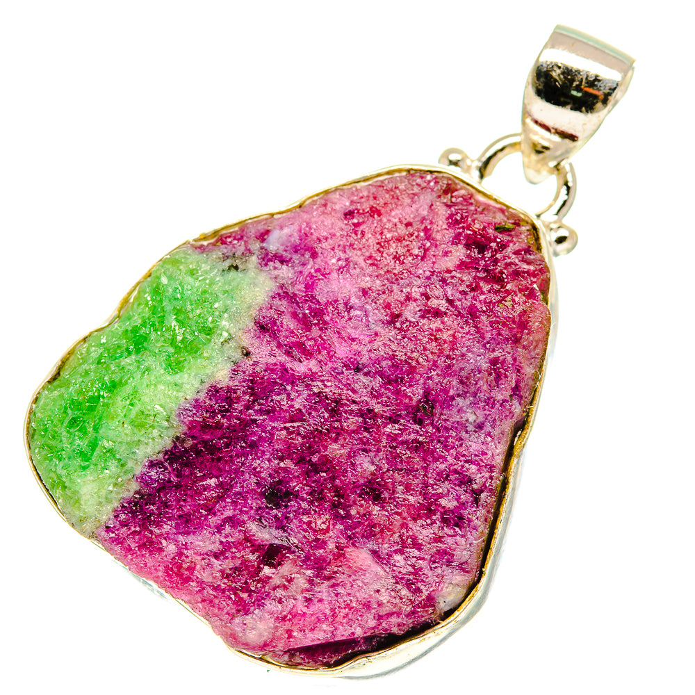 Ruby Zoisite Pendants handcrafted by Anasilvercos - PD760267