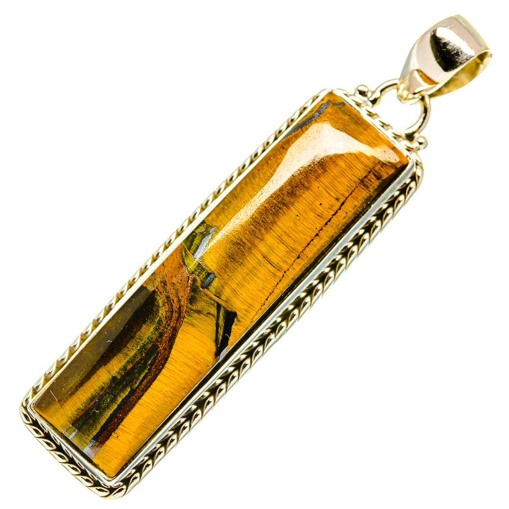 Tiger Eye Pendants handcrafted by Anasilvercos - PD760274