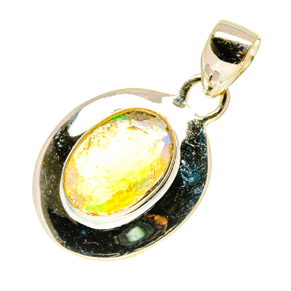 Ethiopian Opal Pendants handcrafted by Anasilvercos - PD760281