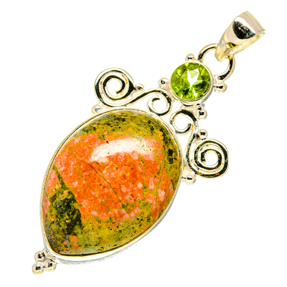 Unakite Pendants handcrafted by Anasilvercos - PD760297