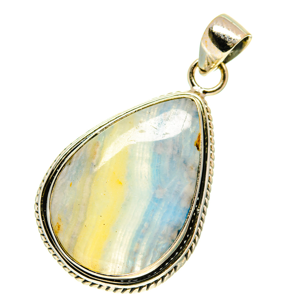 Blue Scheelite Pendants handcrafted by Anasilvercos - PD760298