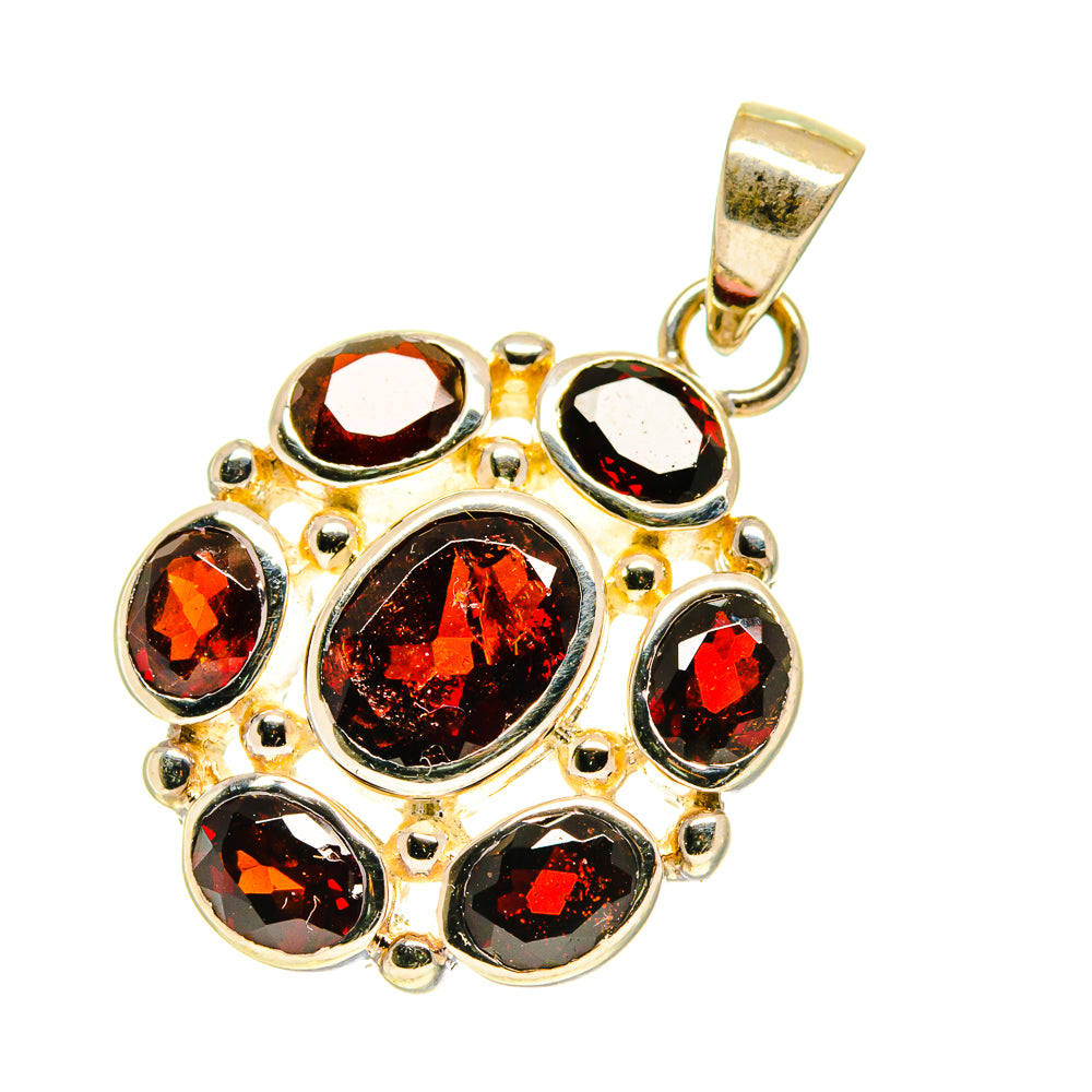 Garnet Pendants handcrafted by Anasilvercos - PD760304