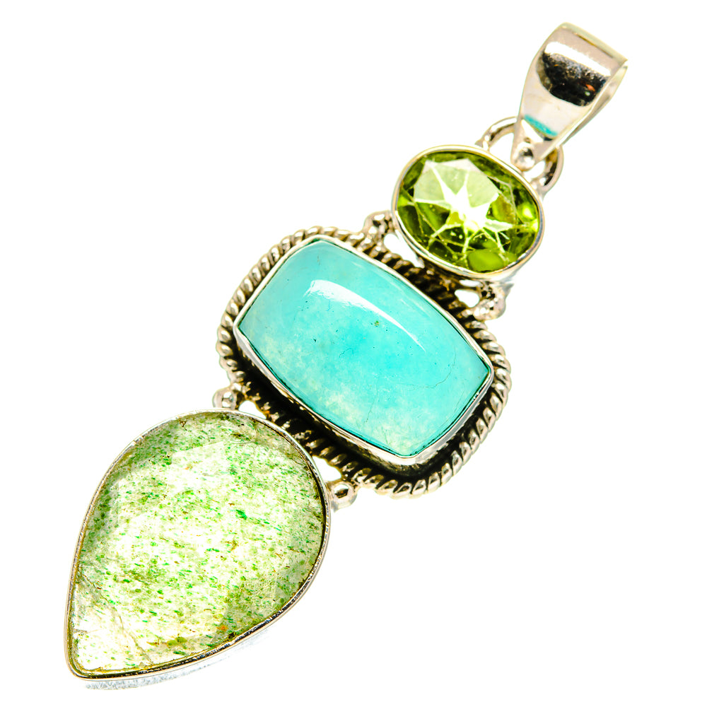 Green Aventurine Pendants handcrafted by Anasilvercos - PD760307