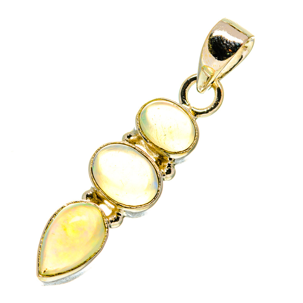 Ethiopian Opal Pendants handcrafted by Anasilvercos - PD760311