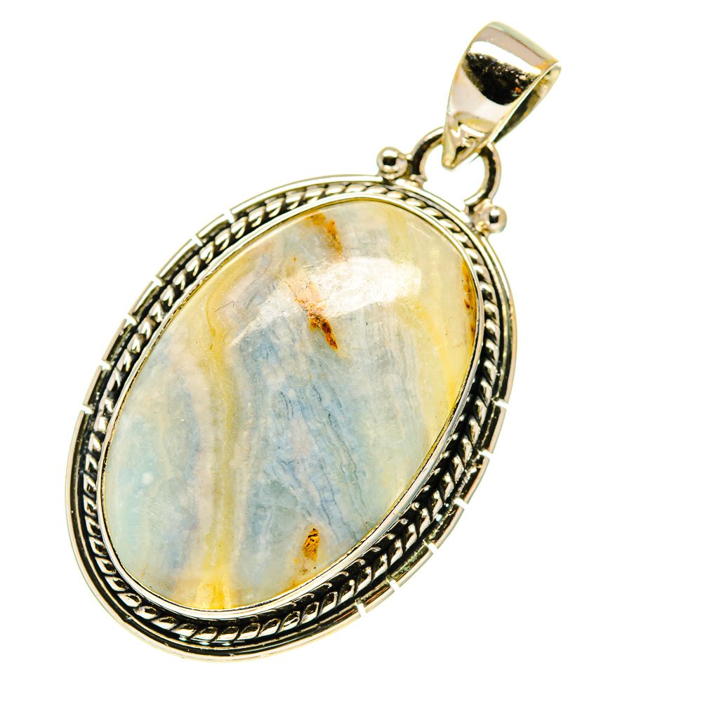 Blue Scheelite Pendants handcrafted by Anasilvercos - PD760336