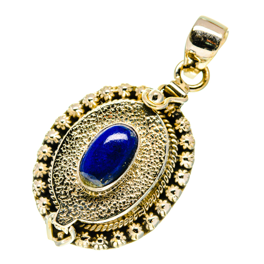 Lapis Lazuli Pendants handcrafted by Anasilvercos - PD760339