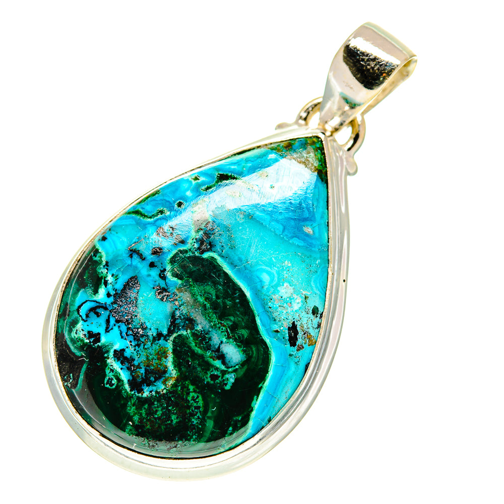 Chrysocolla Pendants handcrafted by Anasilvercos - PD760346