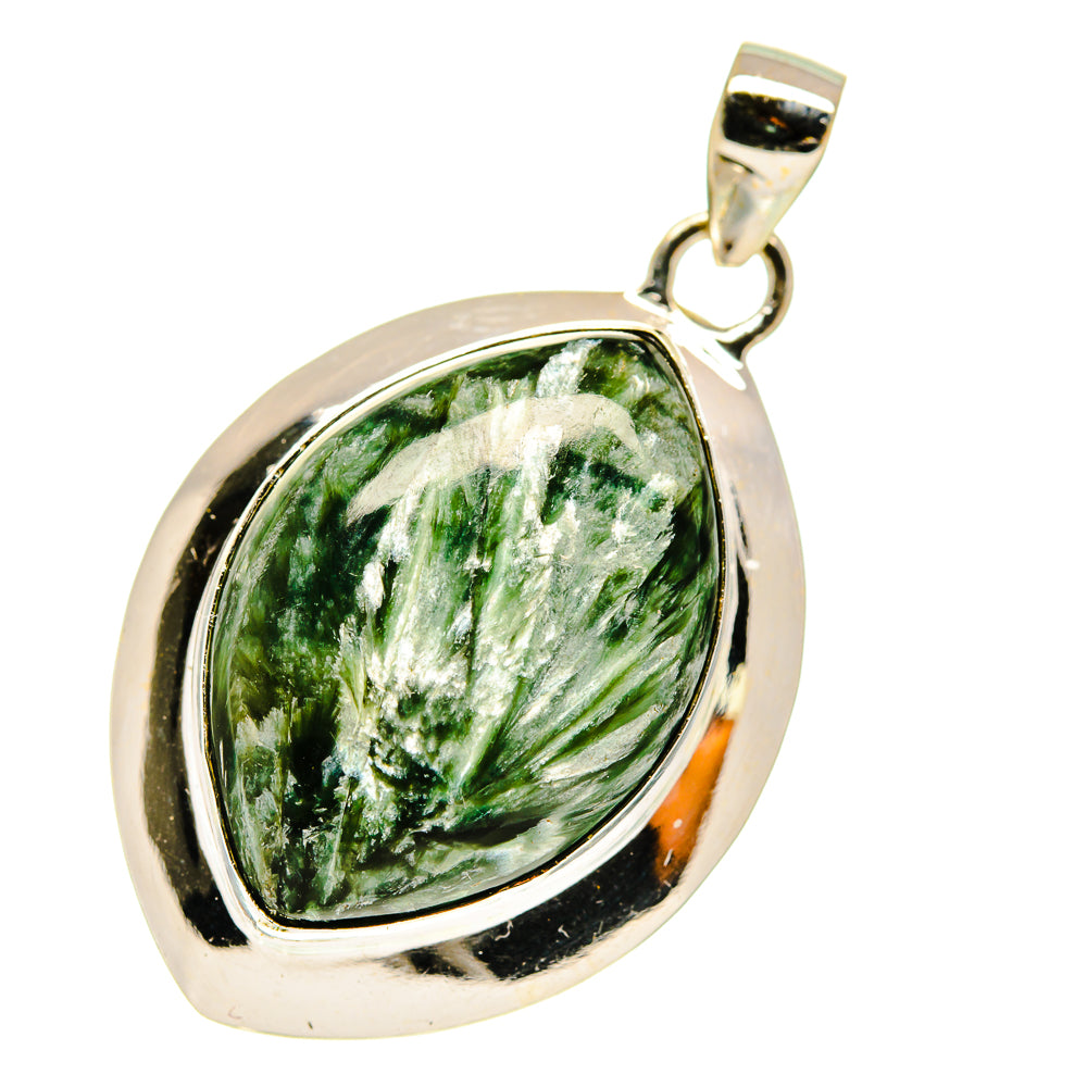 Seraphinite Pendants handcrafted by Anasilvercos - PD760349