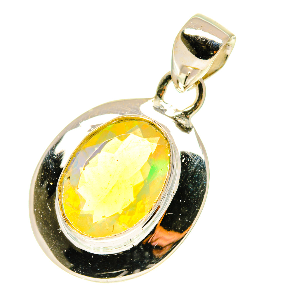 Ethiopian Opal Pendants handcrafted by Anasilvercos - PD760351