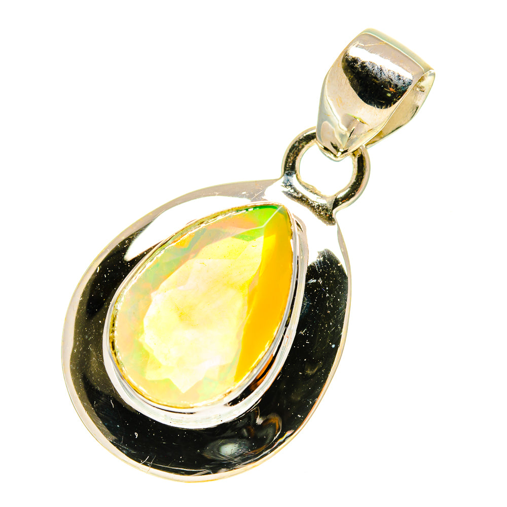Ethiopian Opal Pendants handcrafted by Anasilvercos - PD760357