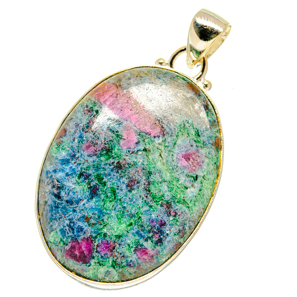 Ruby Fuchsite Pendants handcrafted by Anasilvercos - PD760360