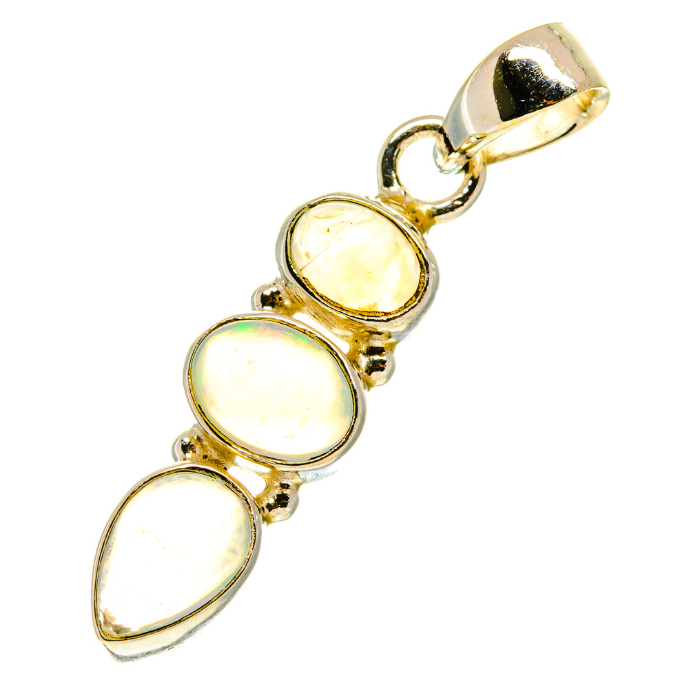 Ethiopian Opal Pendants handcrafted by Anasilvercos - PD760363