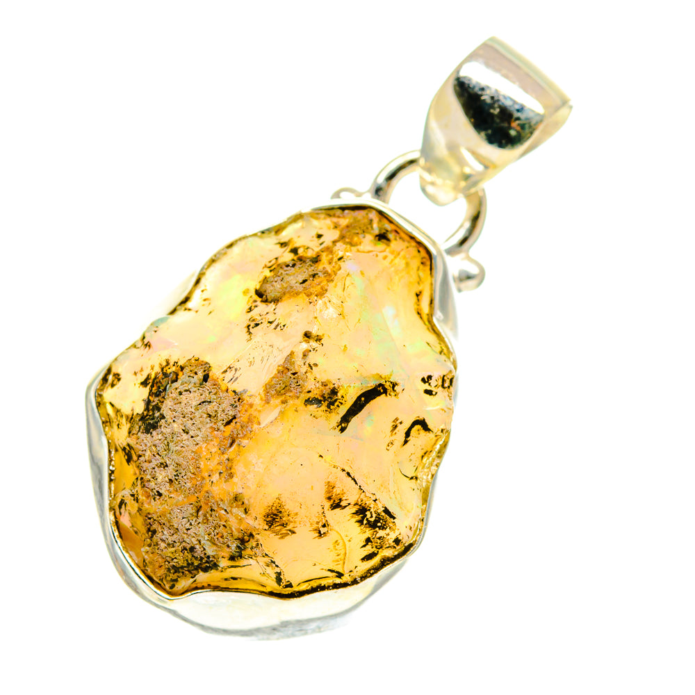 Ethiopian Opal Pendants handcrafted by Anasilvercos - PD760371