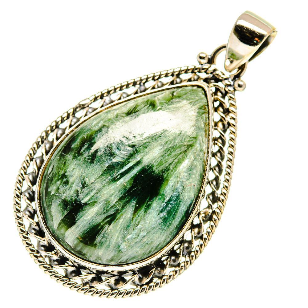 Seraphinite Pendants handcrafted by Anasilvercos - PD760381