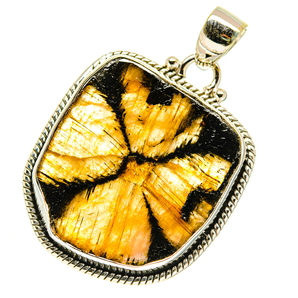 Chiastolite Pendants handcrafted by Anasilvercos - PD760412