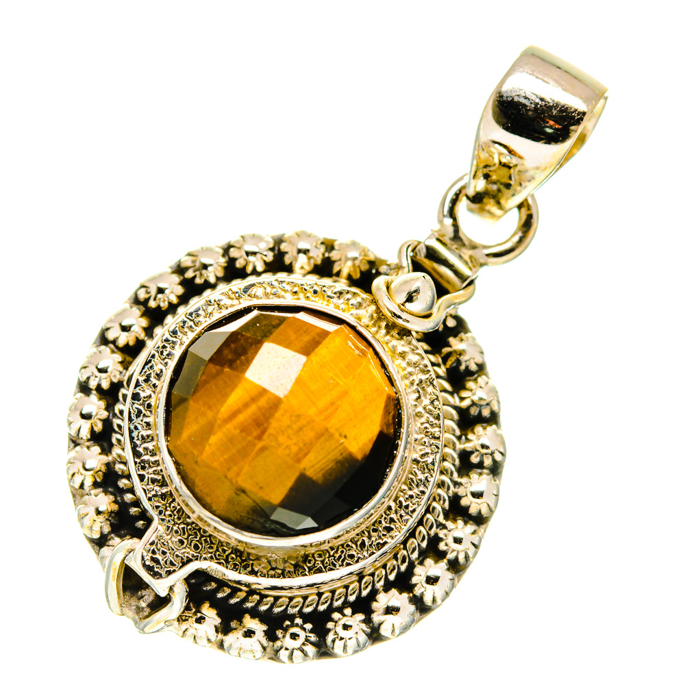 Tiger Eye Pendants handcrafted by Anasilvercos - PD760431