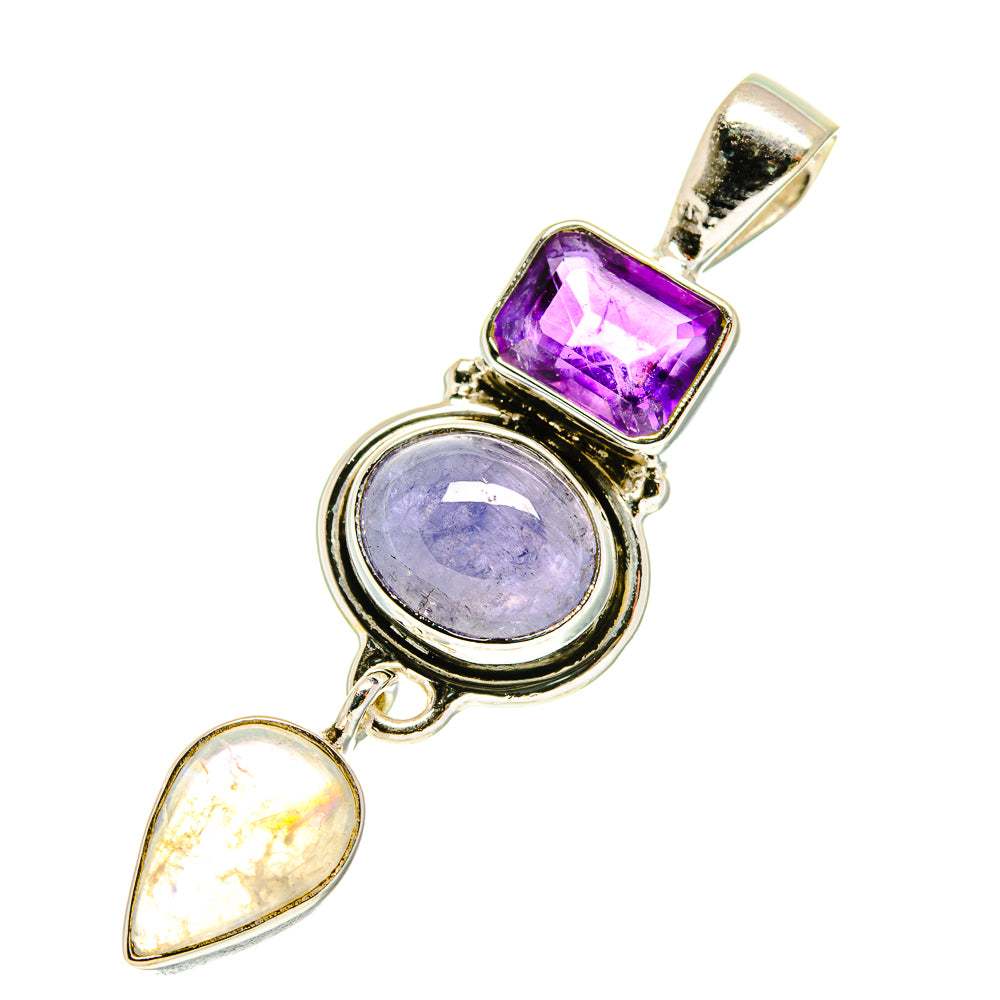 Tanzanite Pendants handcrafted by Anasilvercos - PD760440