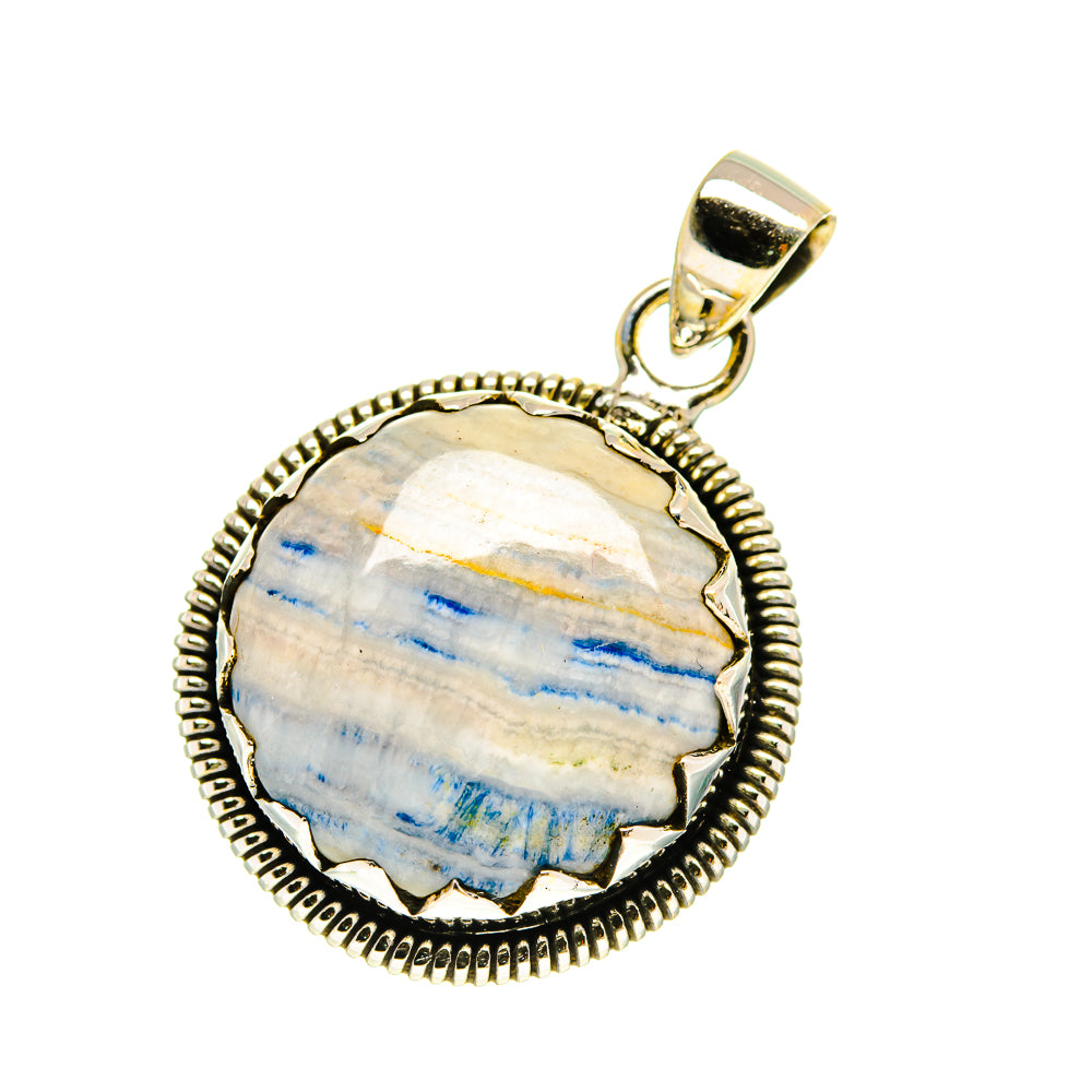 Blue Scheelite Pendants handcrafted by Anasilvercos - PD760468