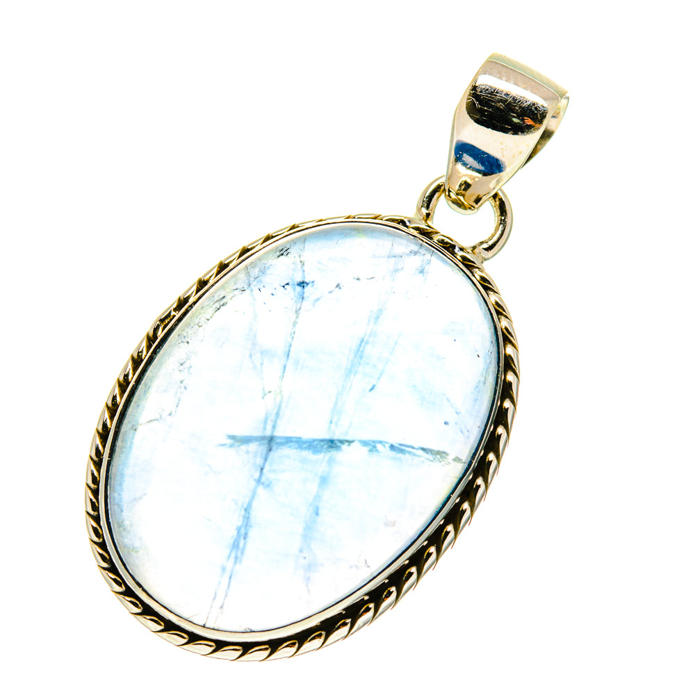Blue Fluorite Pendants handcrafted by Anasilvercos - PD760470