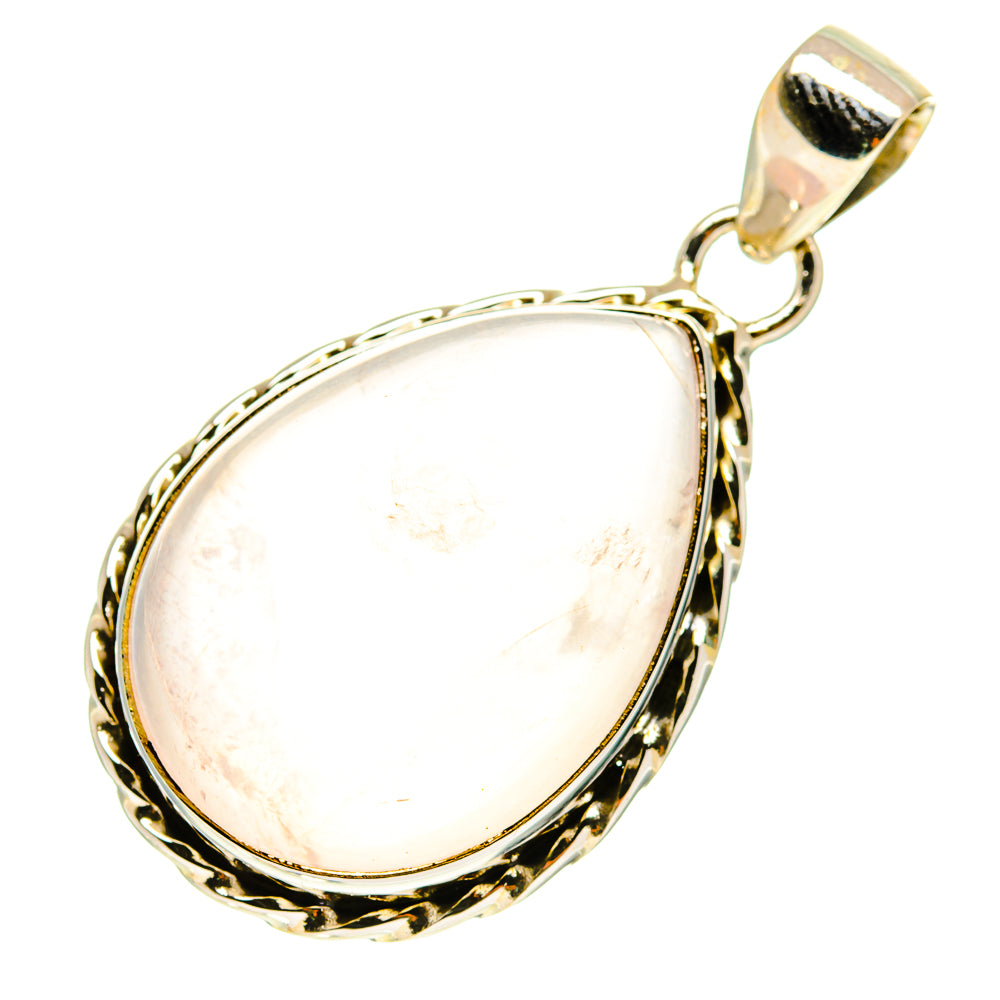 Rose Quartz Pendants handcrafted by Anasilvercos - PD760471