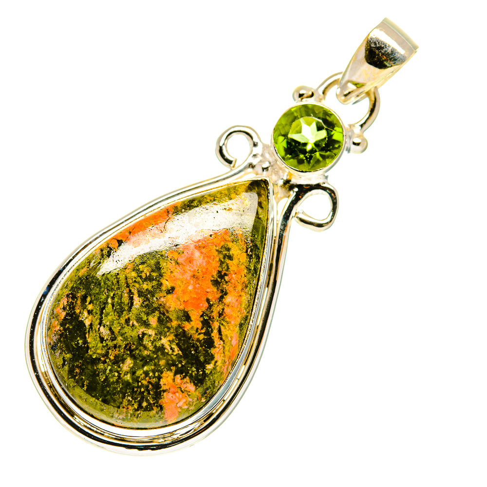 Unakite Pendants handcrafted by Anasilvercos - PD760476