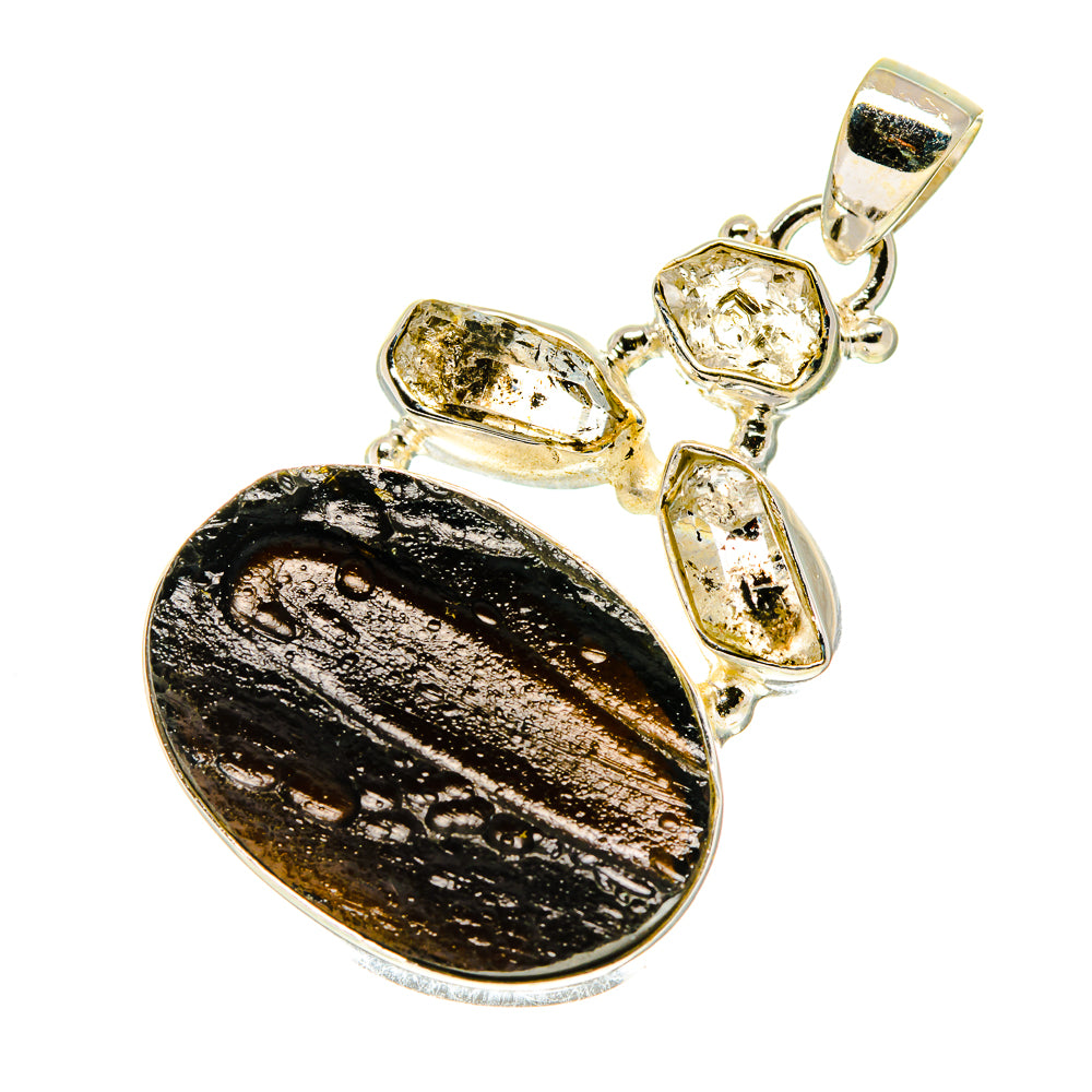 Tektite Pendants handcrafted by Anasilvercos - PD760479