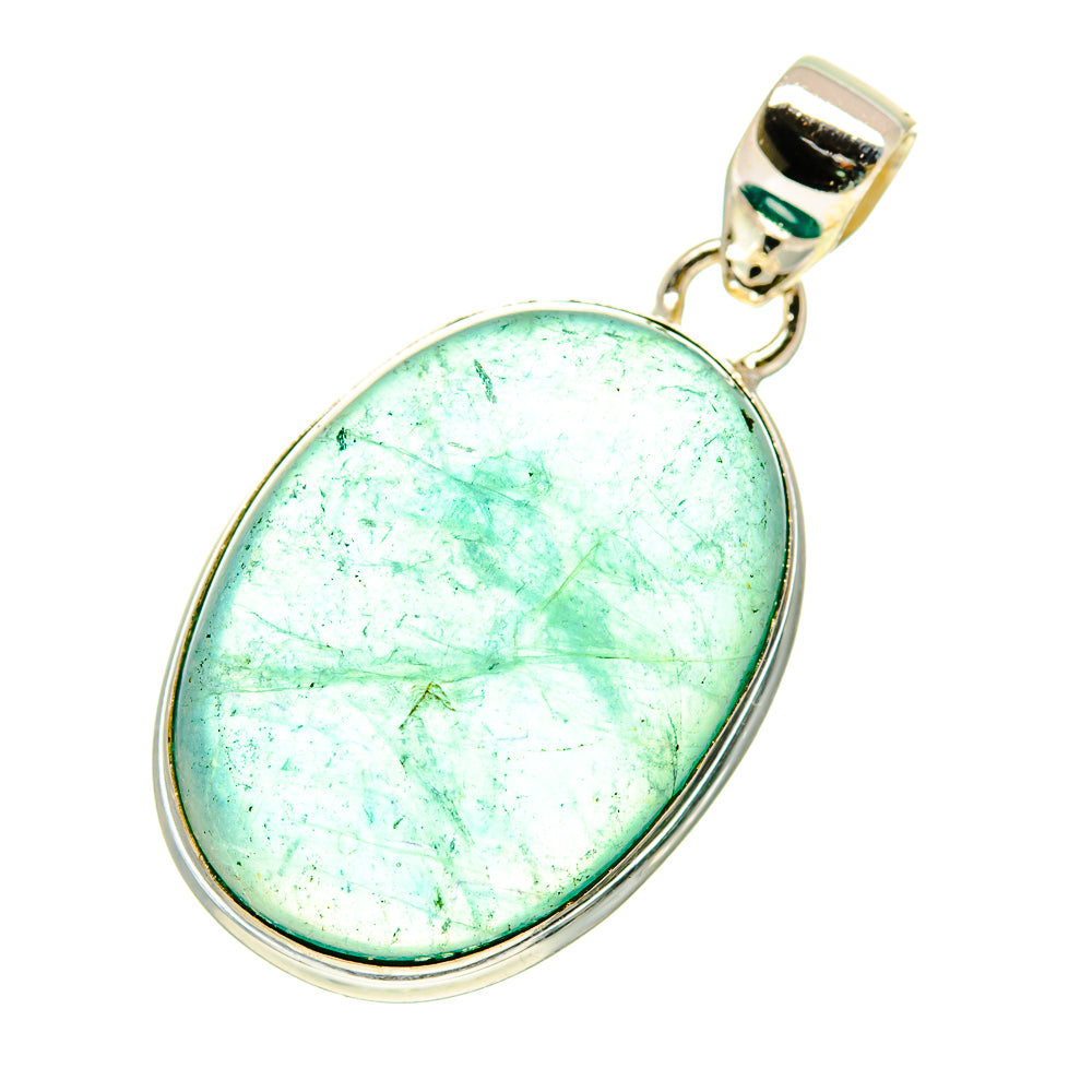 Green Fluorite Pendants handcrafted by Anasilvercos - PD760481