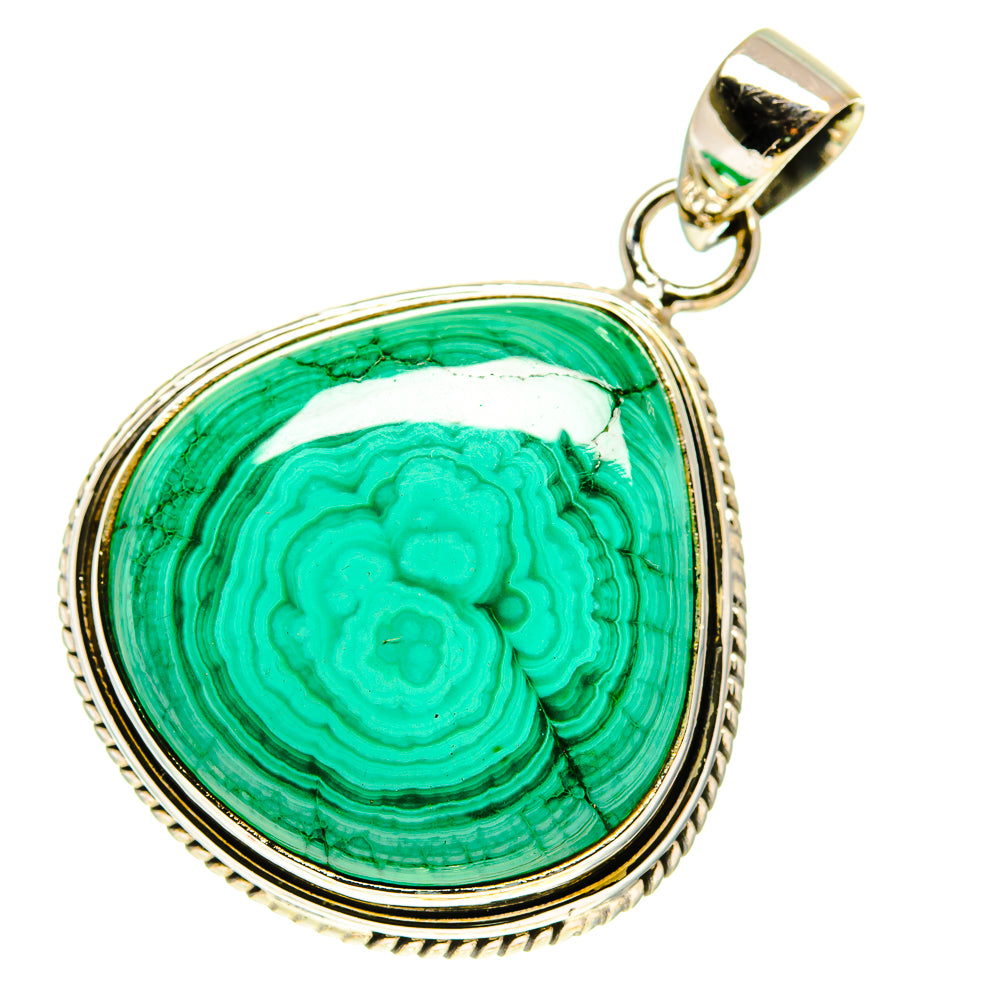 Malachite Pendants handcrafted by Anasilvercos - PD760488