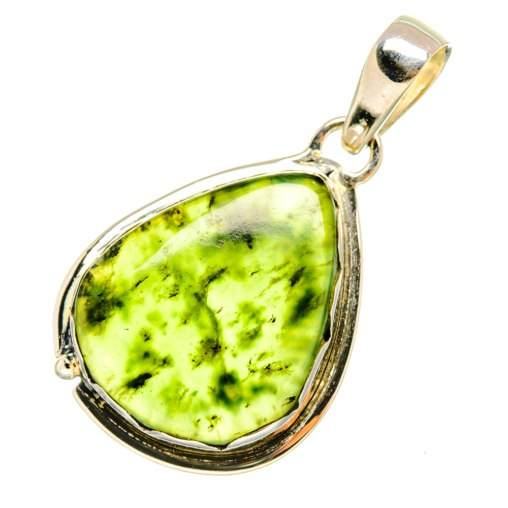 Nephrite Jade Pendants handcrafted by Anasilvercos - PD7605
