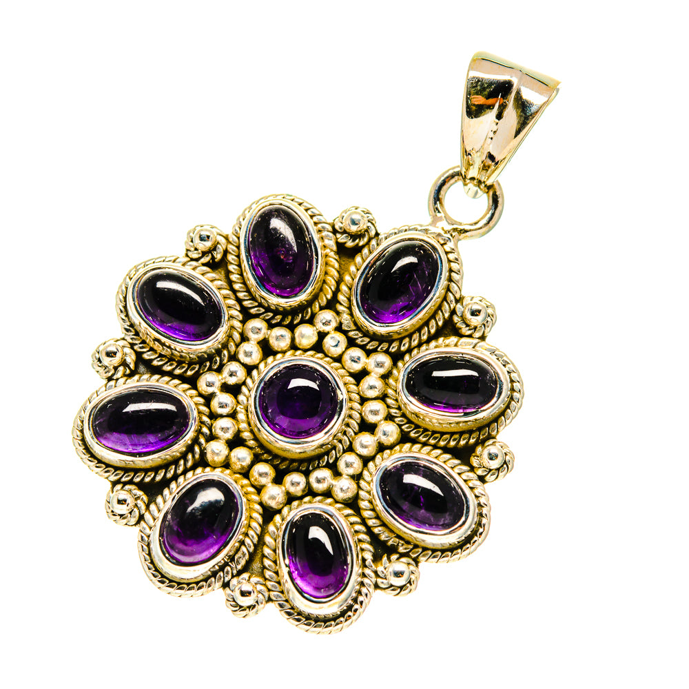 Amethyst Pendants handcrafted by Anasilvercos - PD760503