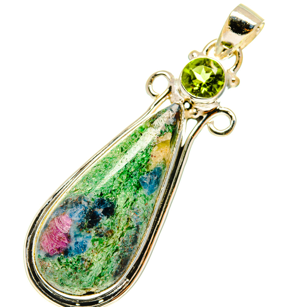 Ruby Fuchsite Pendants handcrafted by Anasilvercos - PD760520