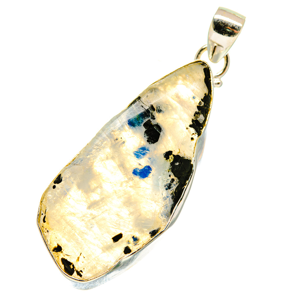 Rainbow Moonstone Pendants handcrafted by Anasilvercos - PD760534