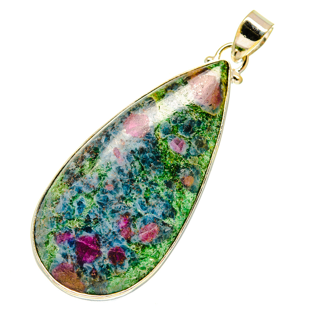 Ruby Fuchsite Pendants handcrafted by Anasilvercos - PD760535