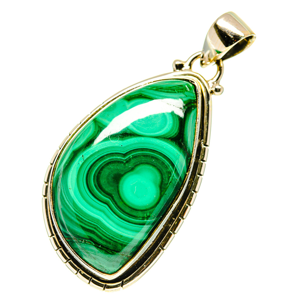 Malachite Pendants handcrafted by Anasilvercos - PD760543