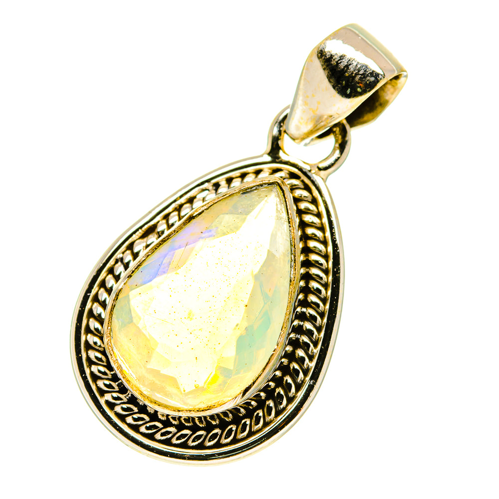 Ethiopian Opal Pendants handcrafted by Anasilvercos - PD760572